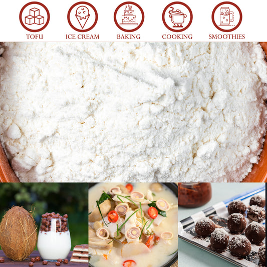 Organic Coconut Milk Powder – Rich, Creamy Powder for Smoothies, Baking & Cooking