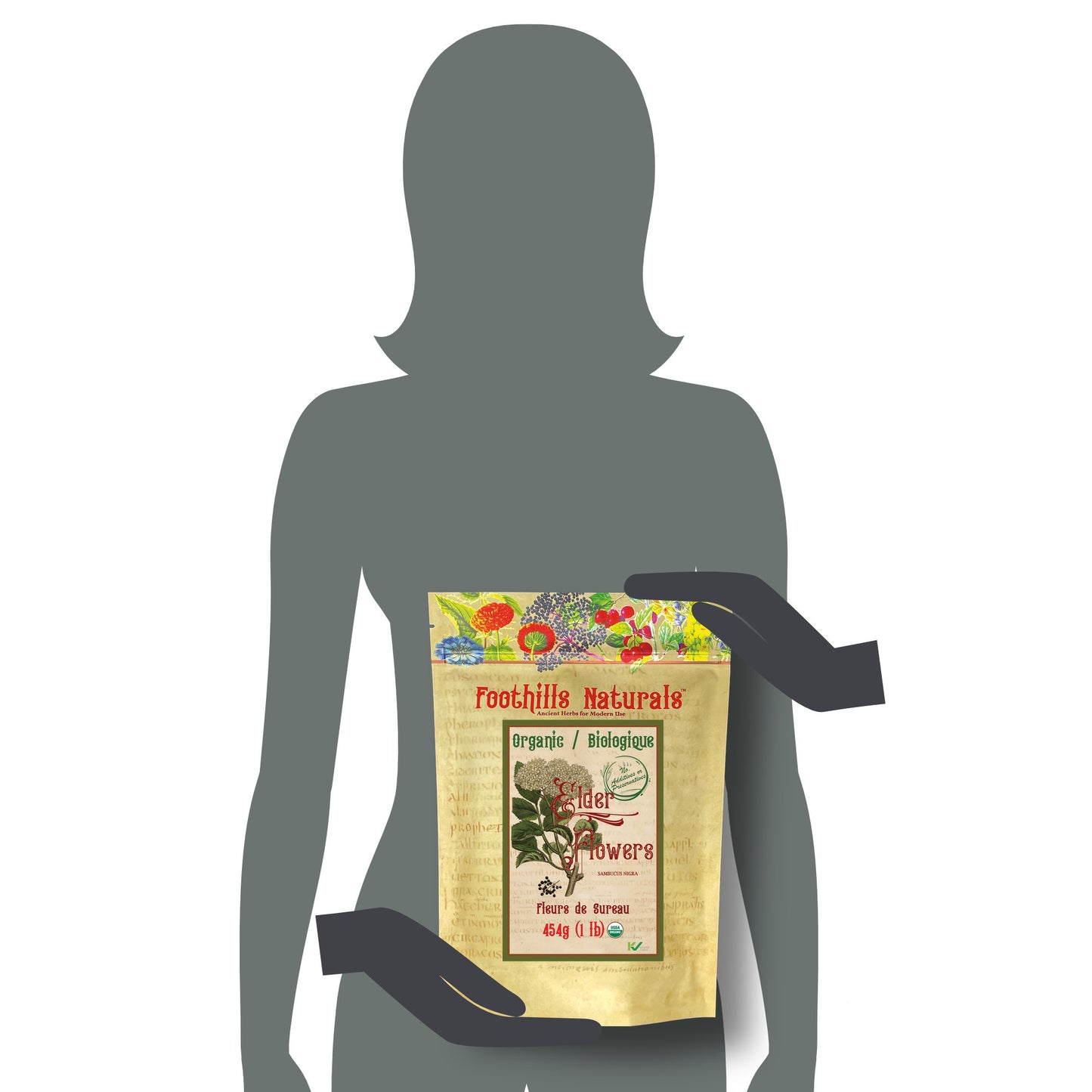 Organic Elderflowers (Sambucus nigra) – Dried Flowers for Tea & Infusions