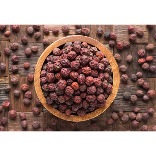 Organic Hawthorn Berries Whole (Crataegus monogyna) - Dried Fruit for Tea, Decoction & Culinary