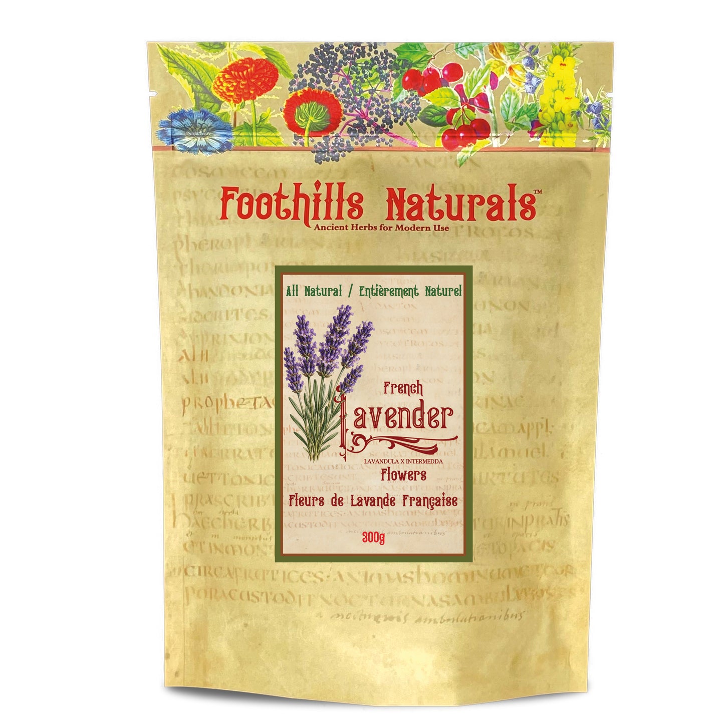 French Lavender Flowers (Lavandula angustifolia) – Dried Floral Buds for Tea, Culinary & Aromatic Use