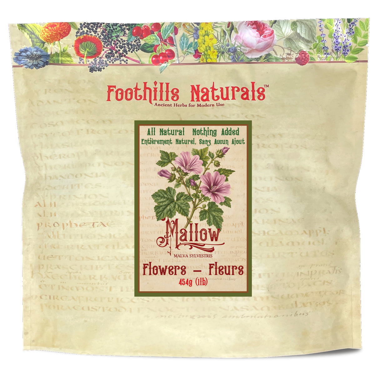 Mallow (Malva) Flowers – Whole (Malva sylvestris)