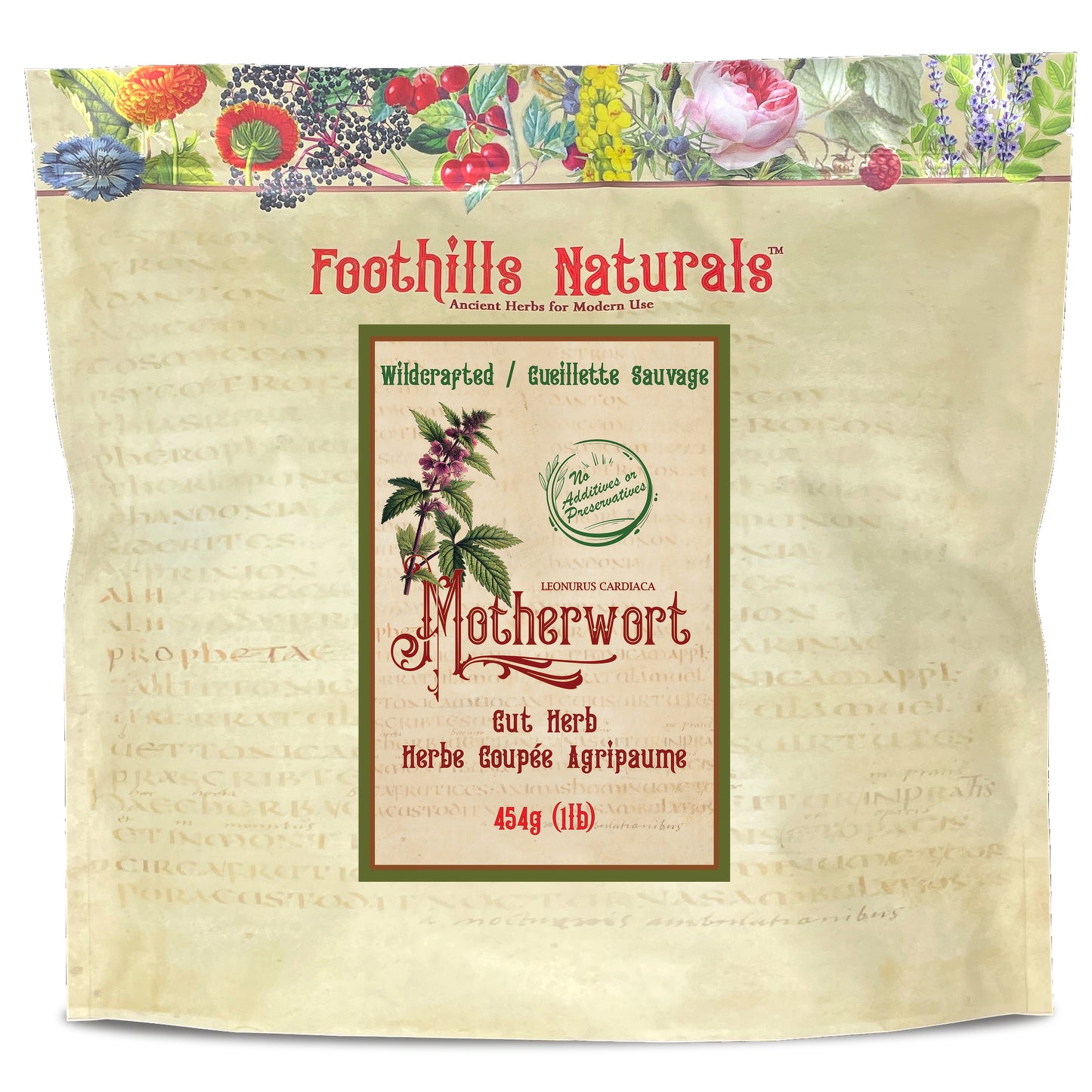 Motherwort Herb Cut, Wildcrafted – Dried Botanical for Tea & Blends