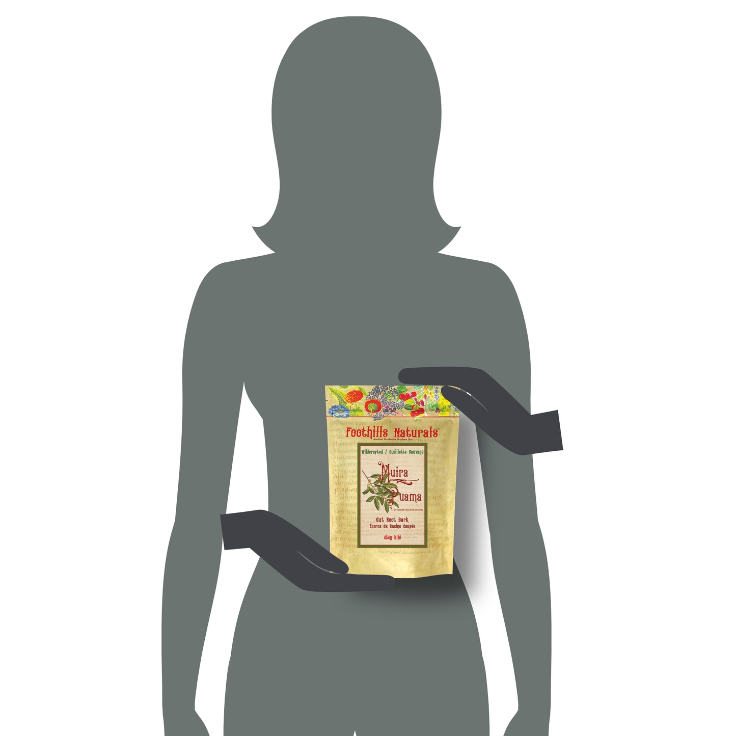 Muira Puama Cut Root Bark (Ptychopetalum olacoides) – Wildcrafted – 454g / 1 lb – Dried Botanical for Tea & Infusions