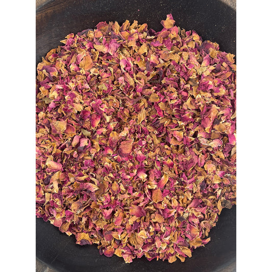 Red Rose Petals (Rosa centifolia) No Buds – Dried Petals for Tea, Culinary & Decorative Use