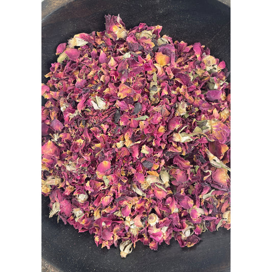 Rose Petals & Buds – Dried Floral Blend for Tea, Culinary & Decorative Use