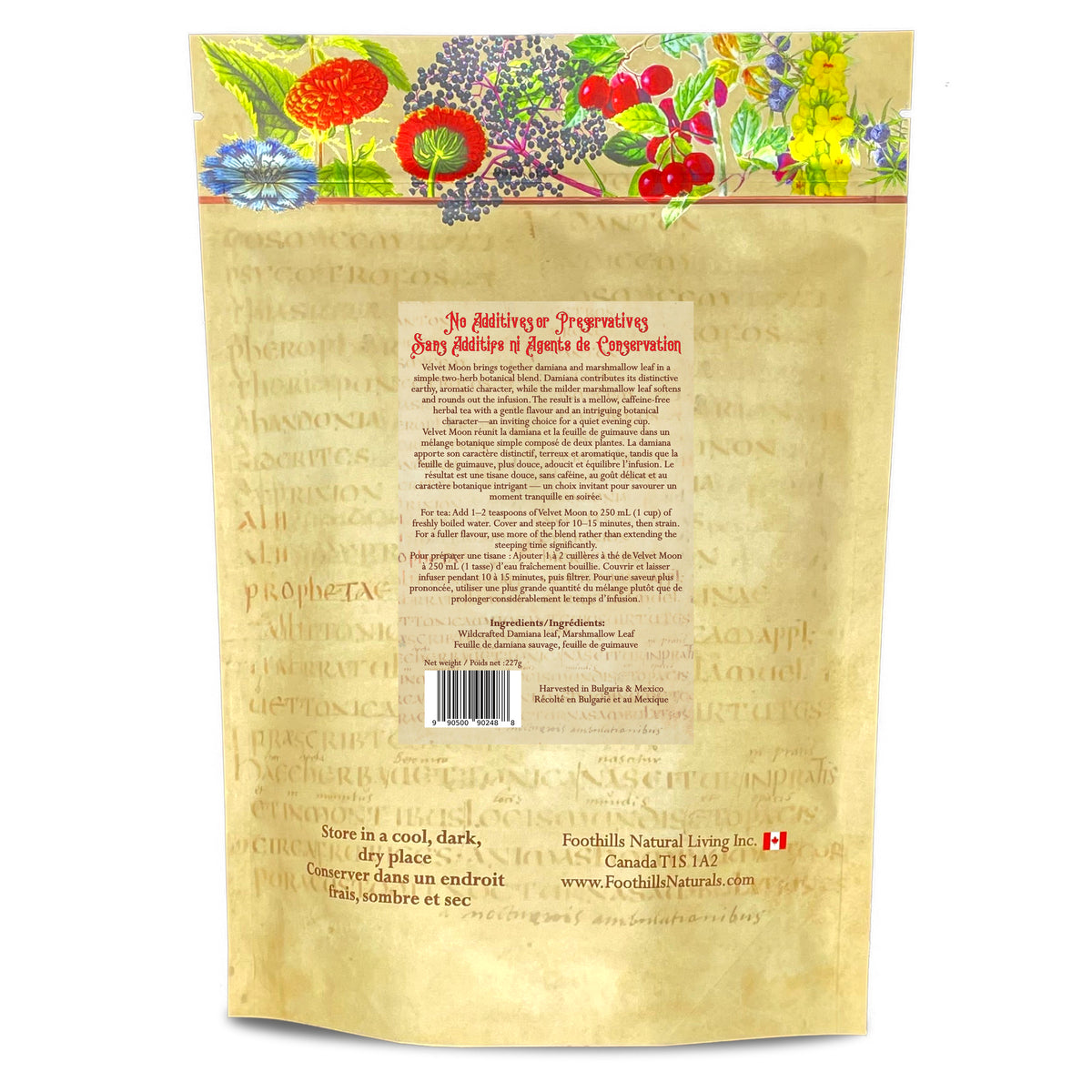Velvet Moon Herbal Tea – Damiana & Marshmallow Leaf Blend