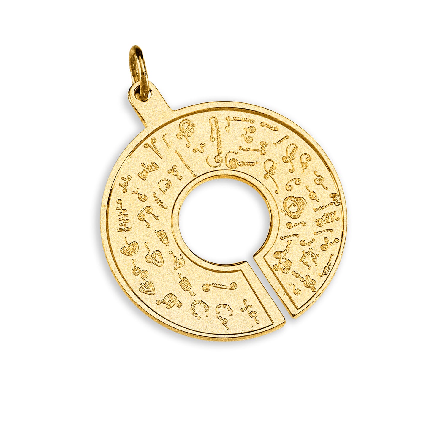 BioGeometry Biosignatures Pendant – Gold Plated – Pendant Only (Chain Not Included)