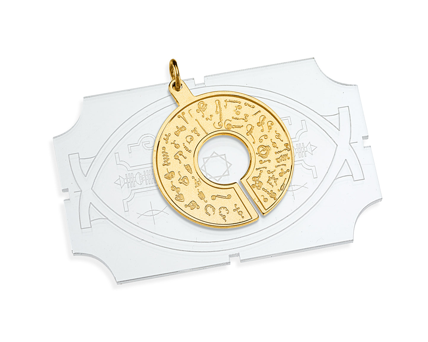 BioGeometry Biosignatures Pendant – Gold Plated – Pendant Only (Chain Not Included)