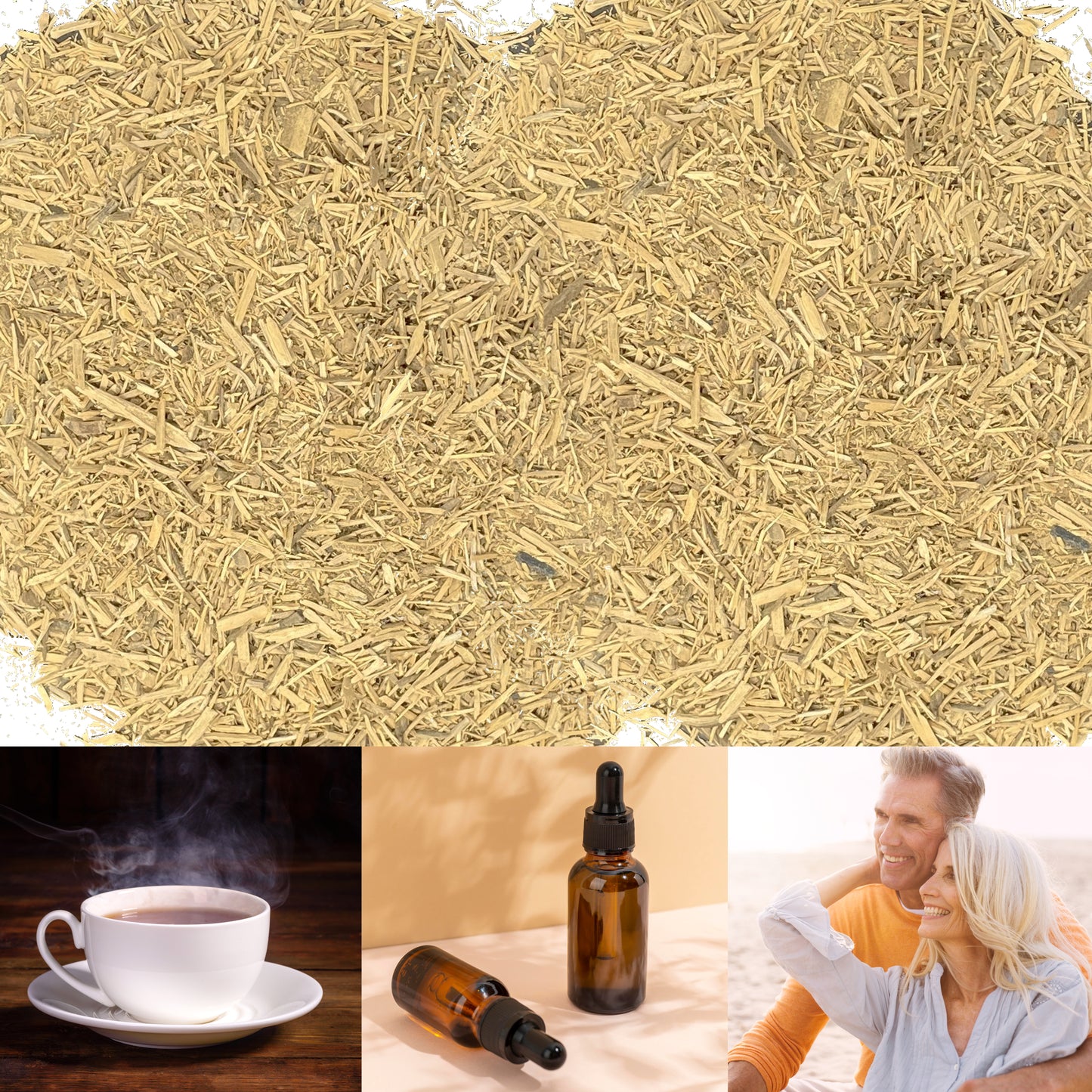 Muira Puama Cut Root Bark (Ptychopetalum olacoides) – Wildcrafted – 454g / 1 lb – Dried Botanical for Tea & Infusions