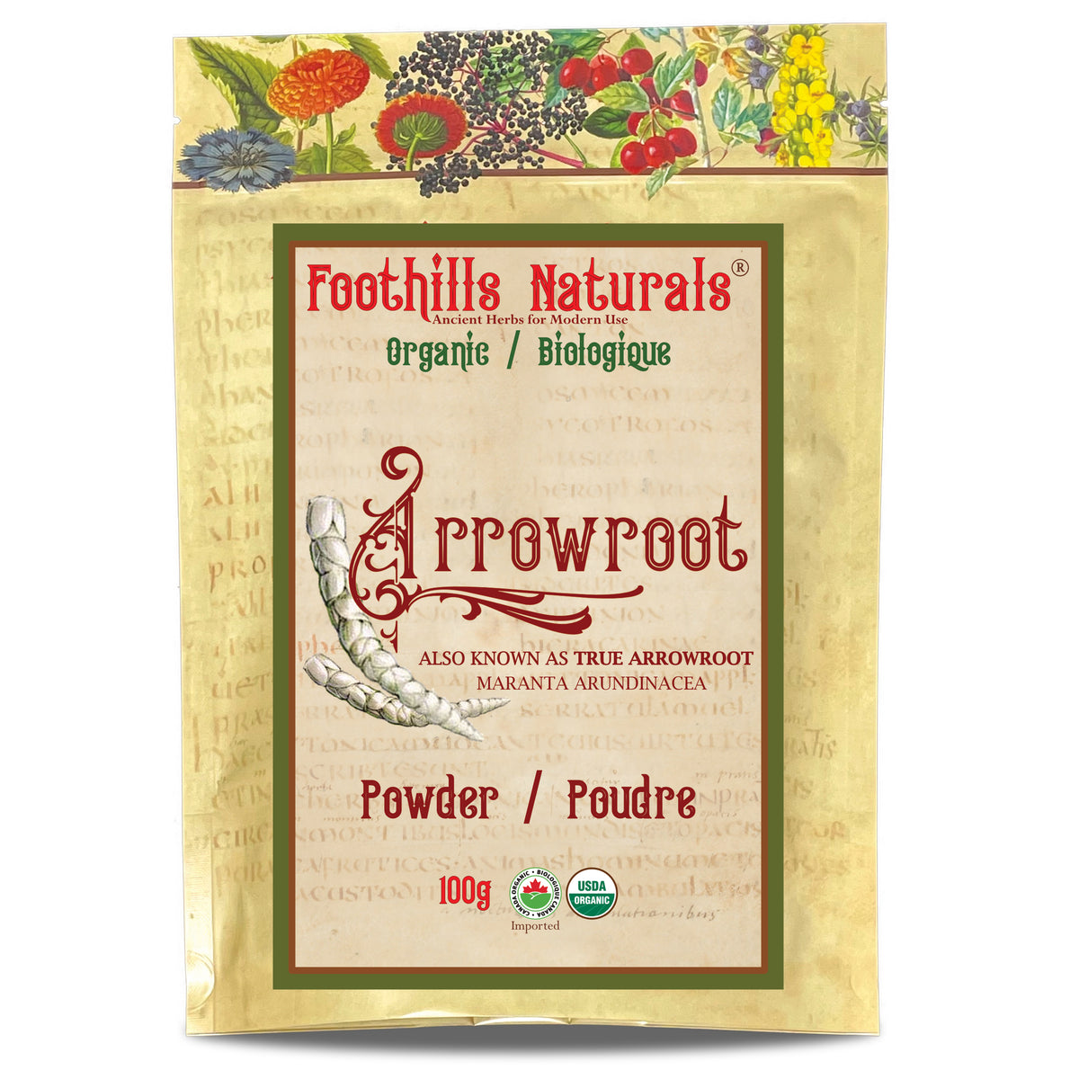 Arrowroo Organic Arrowroot Powder – True Arrowroot Starch & Flour (MARANTA ARUN ...