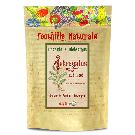 Organic Astragalus Root Cut (ASTRAGALUS MEMBRANACEUS) Dried Botanical for Tea, Broths & Preparations