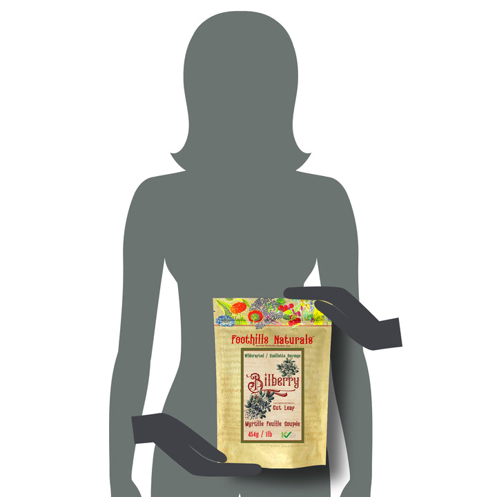 Bilberry Leaf, Cut, Wildcrafted