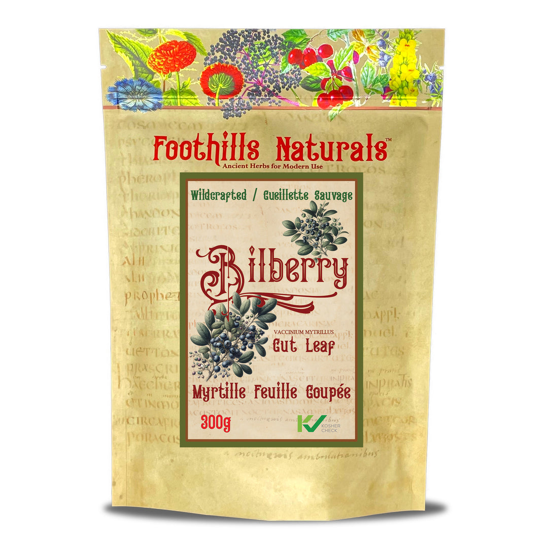 Bilberry Leaf, Cut, Wildcrafted