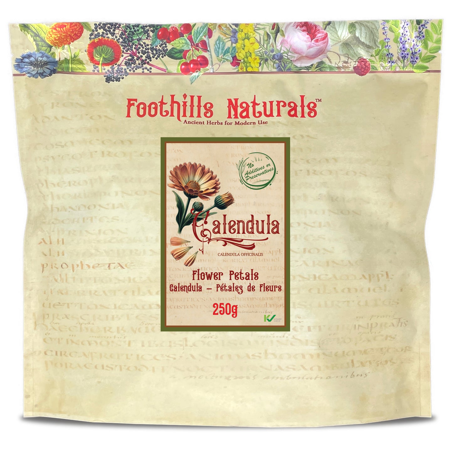 Calendula Petals (CALENDULA OFFICINALIS) – Dried Flower Petals for Tea & Culinary Use