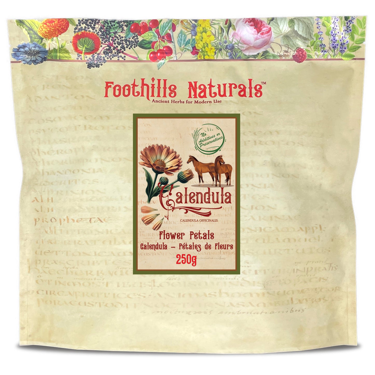 Organic Calendula Petals Horse Treats