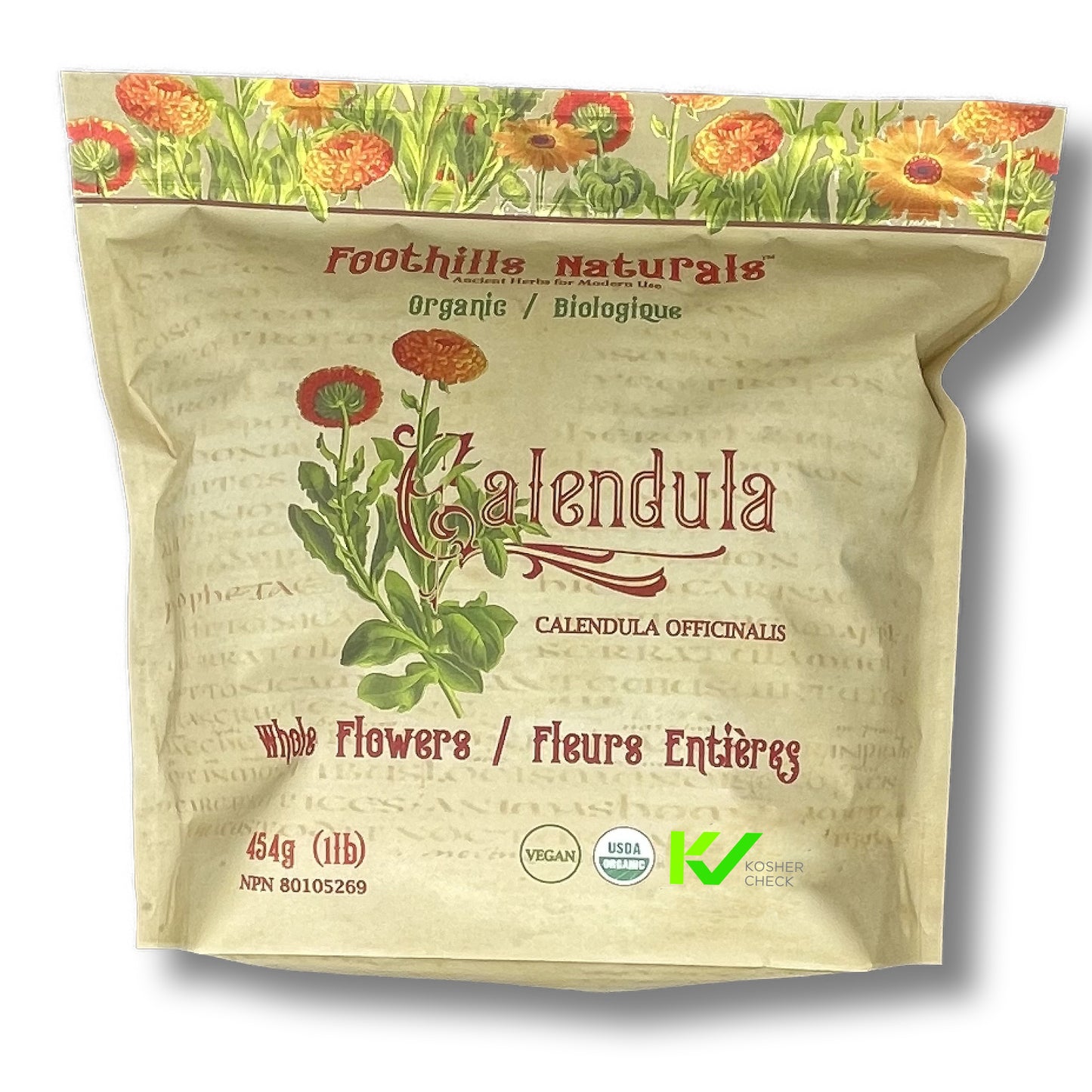 Organic Calendula Whole Flowers (Calendula officinalis)