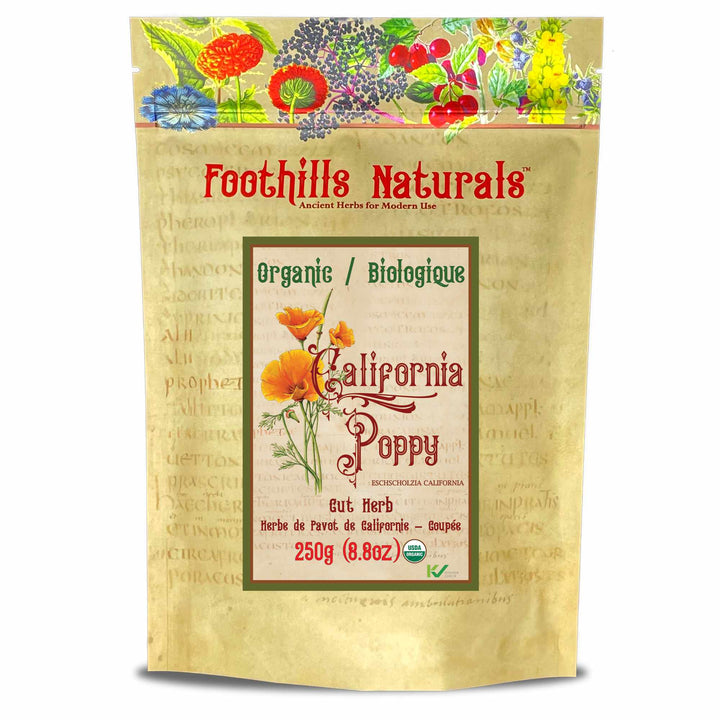 California Poppy, Cut Herb Organic