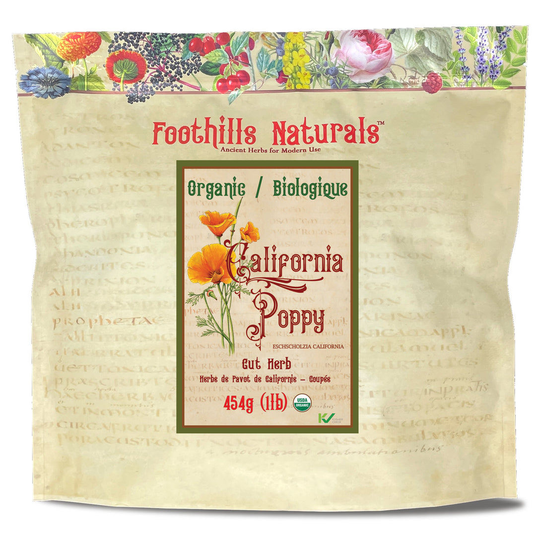 California Poppy, Cut Herb Organic