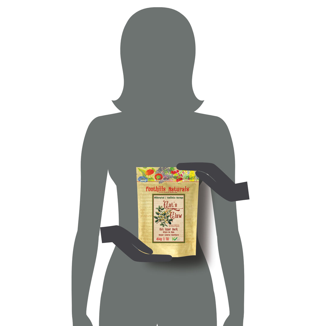 Cat's Claw Inner Bark (Samento), Cut, Wildcrafted