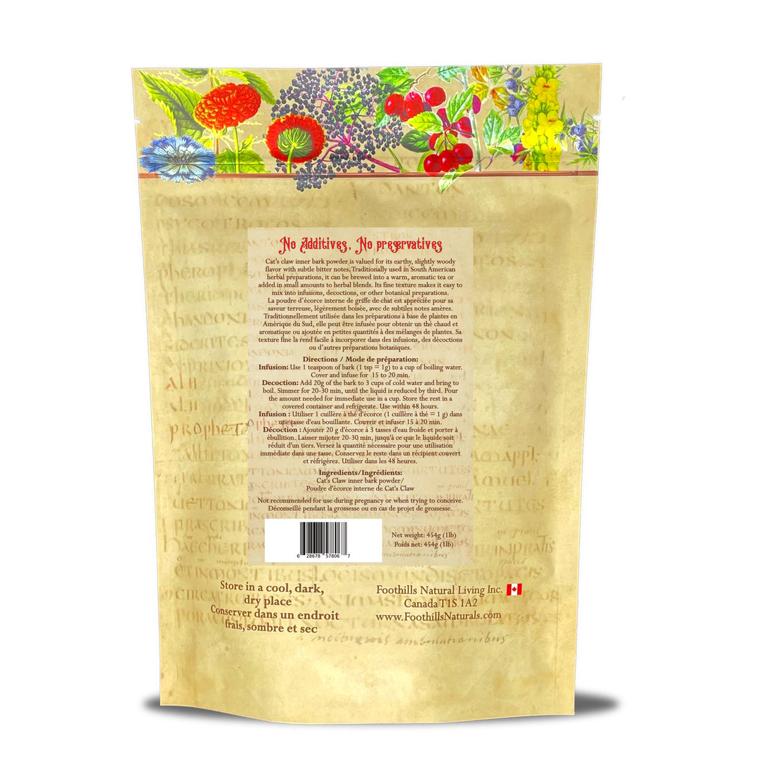 Cat's Claw Inner Bark Powder, Samento