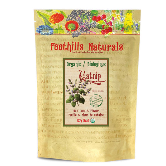 Organic Catnip Leaf (Nepeta cataria)  – Dried Herb for Tea & Infusions