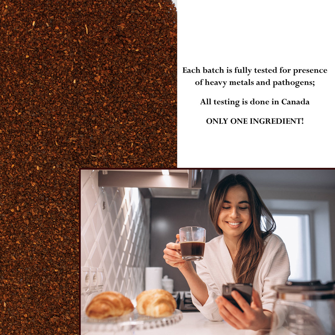 Chicory Root Roasted Granules Organic – Herbal Coffee Alternative, Caffeine-Free, Only 1 Ingredient