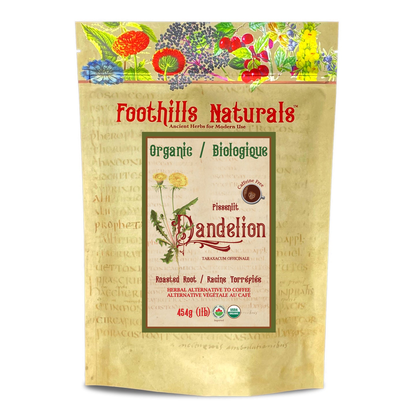 Dandelion Root Roasted, Organic