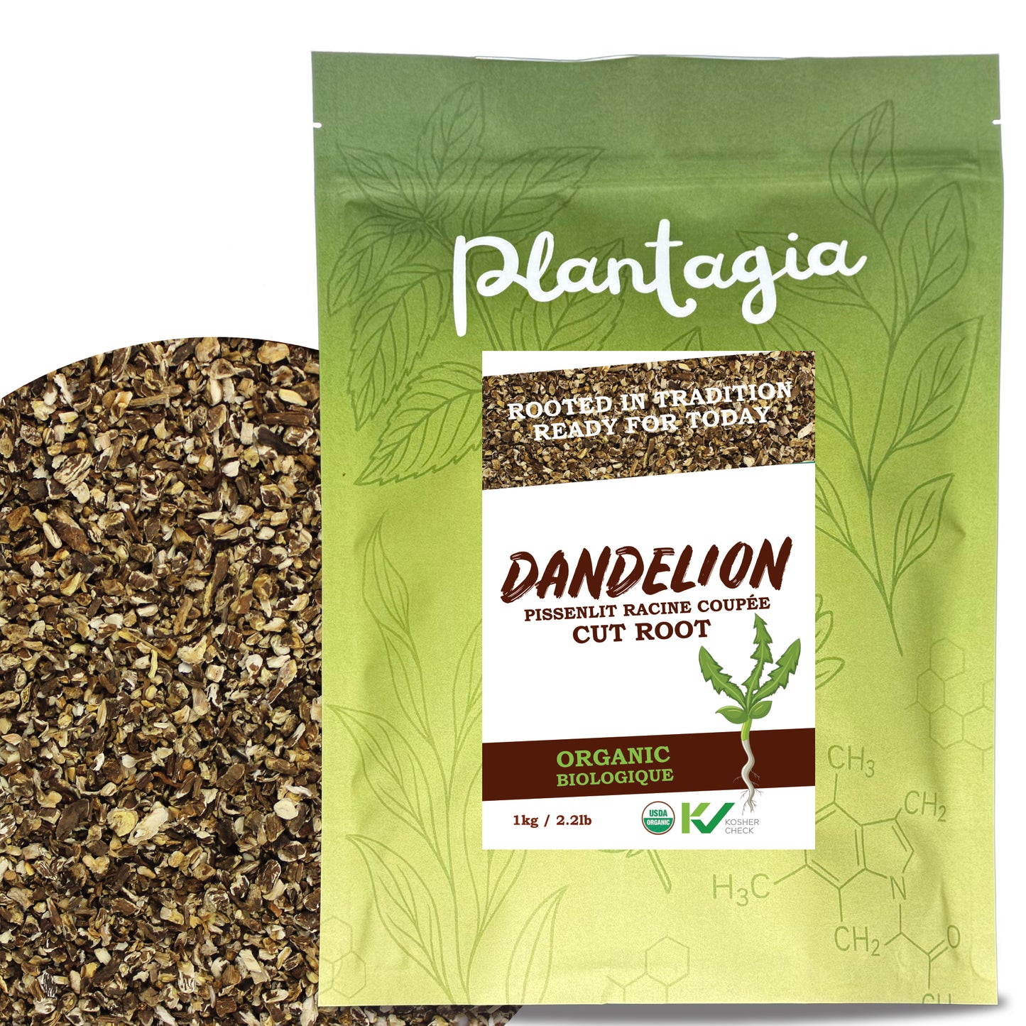Dandelion Root Cut Organic (Taraxacum officinale)