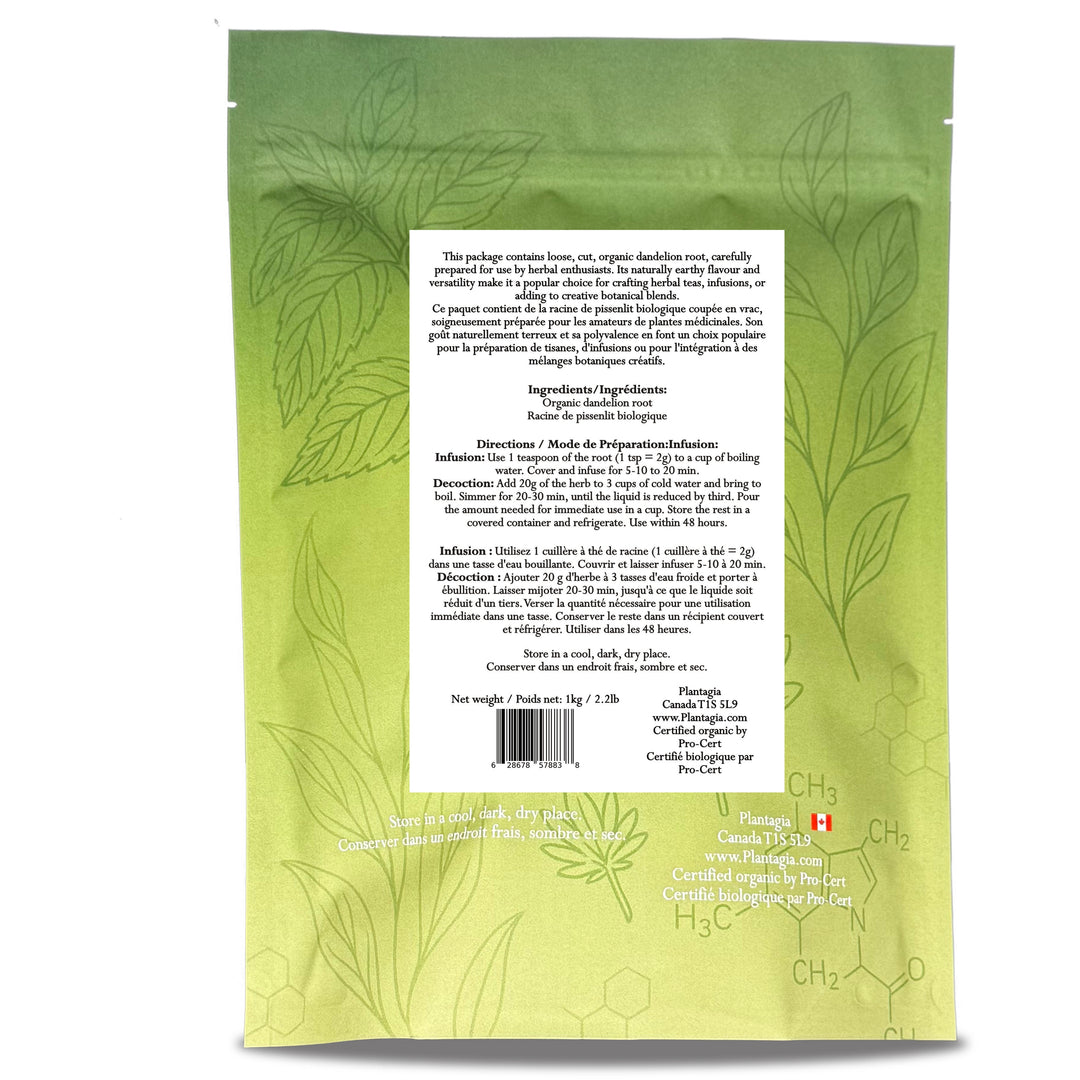 Dandelion Root Cut Organic