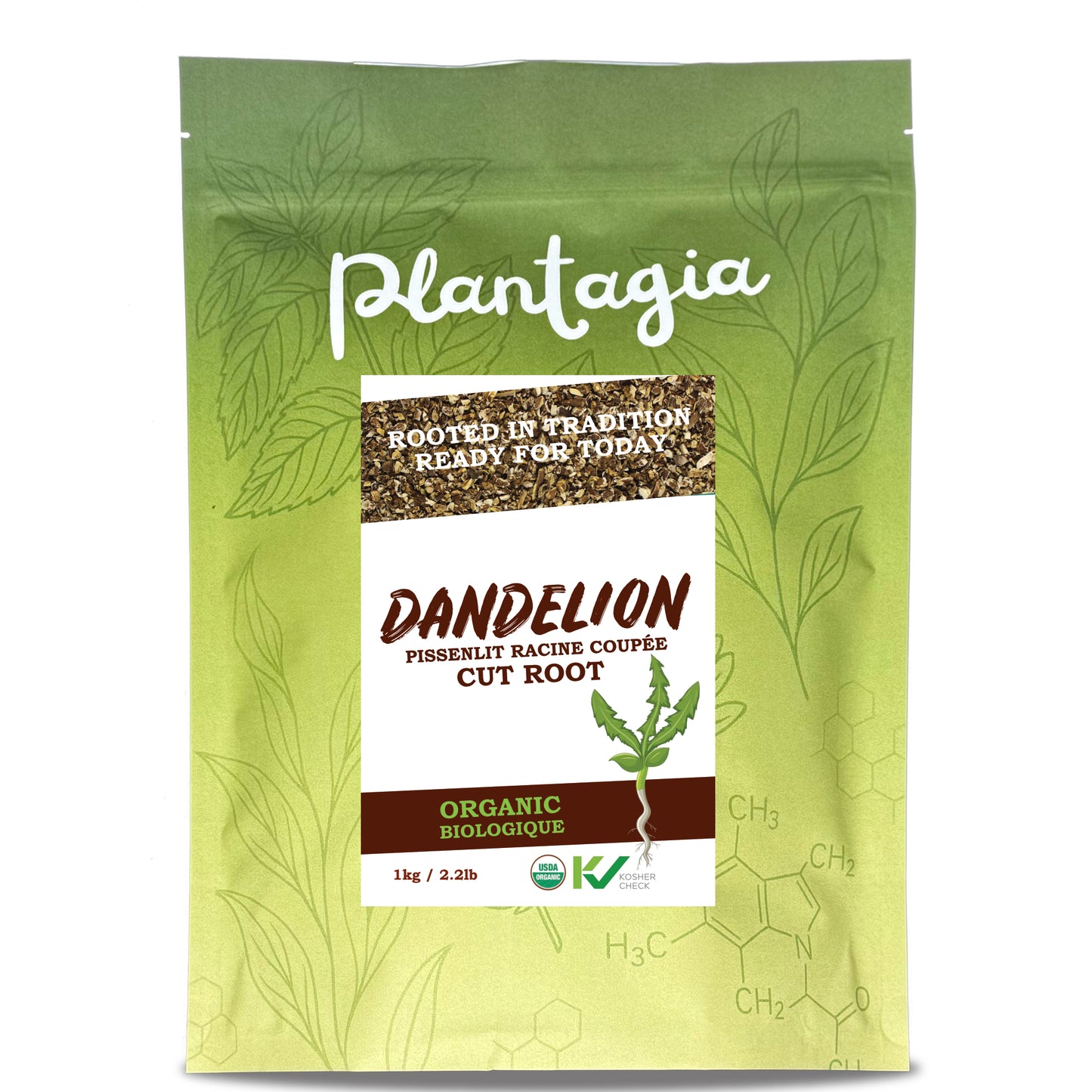 Dandelion Root Cut Organic (Taraxacum officinale)