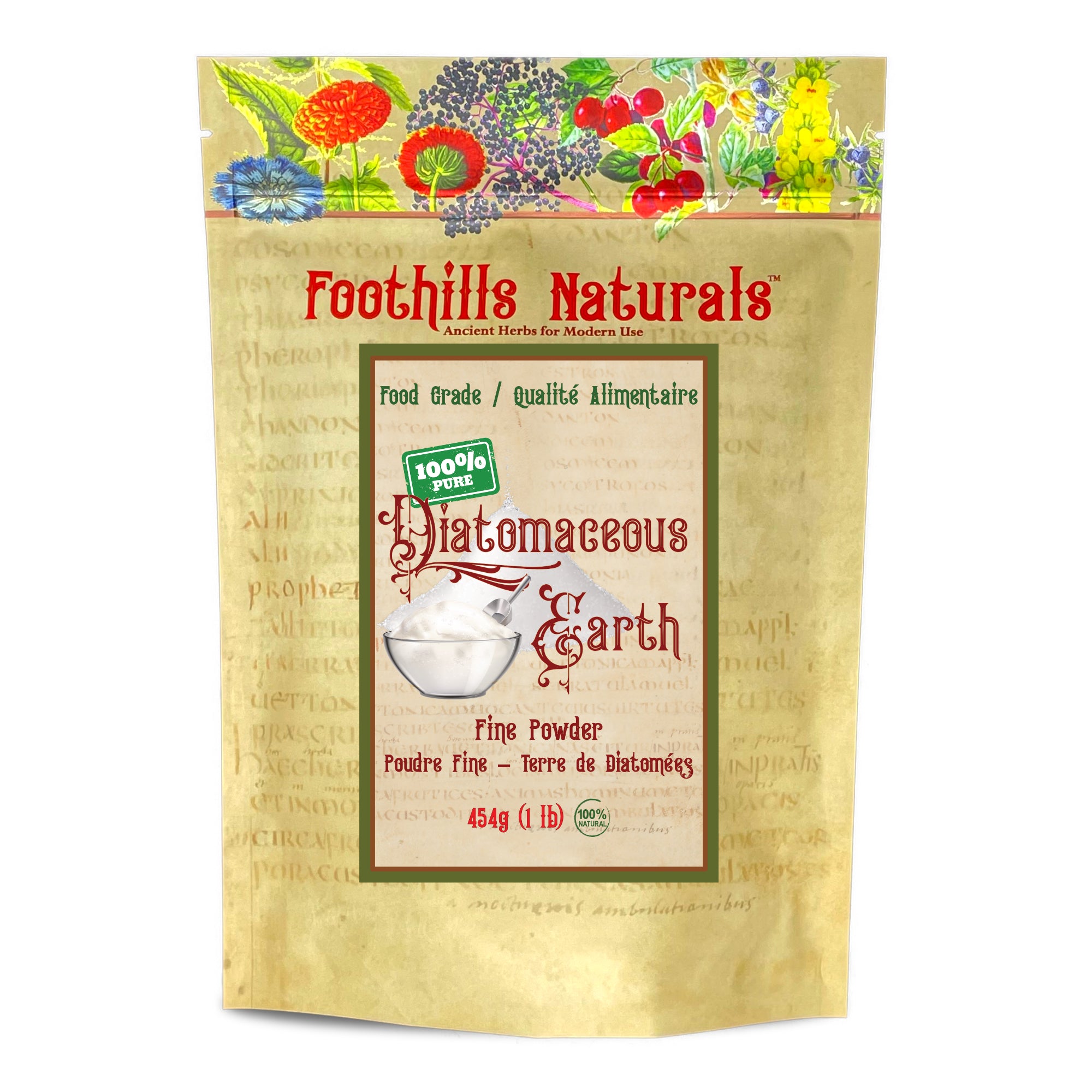 Food Grade Diatomaceous Earth Powder – Uncalcined – Fine Natural Silic ...