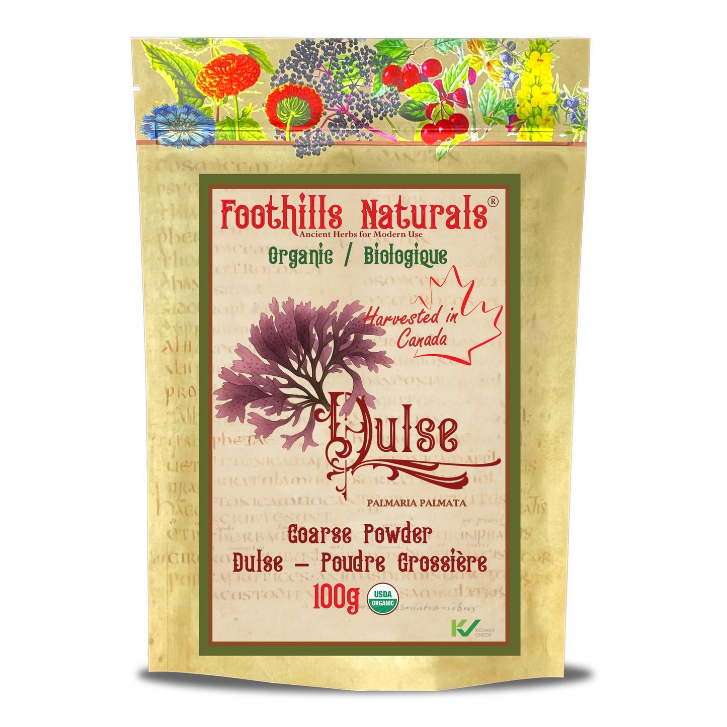 Organic Dulse Powder (PALMARIA PALMATA)