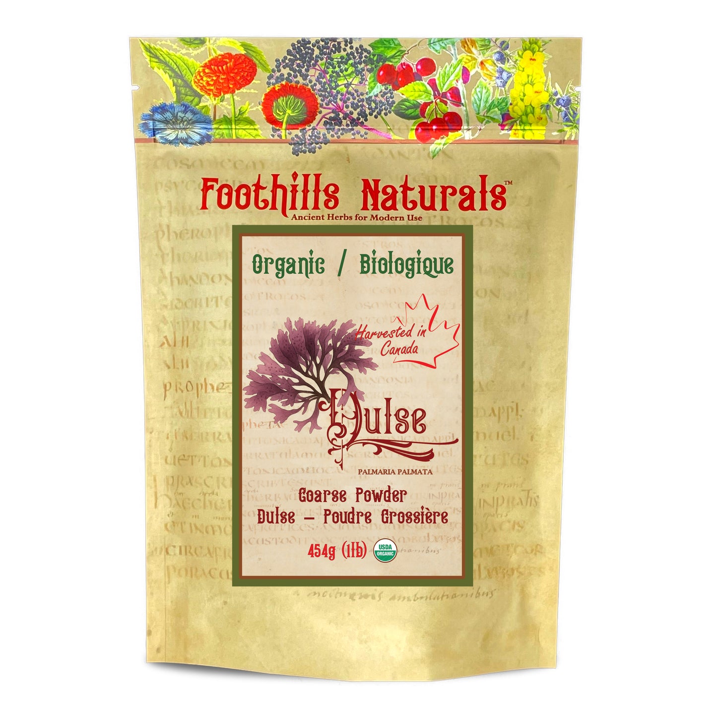 Organic Dulse Coarse Powder (Palmaria palmata) – Canadian Harvest Sea Vegetable for Cooking & Seasoning