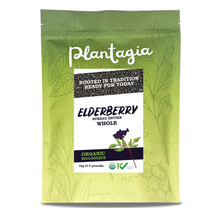 Elderberry Organic 1kg / 2.2 Pounds, 400+ Servings