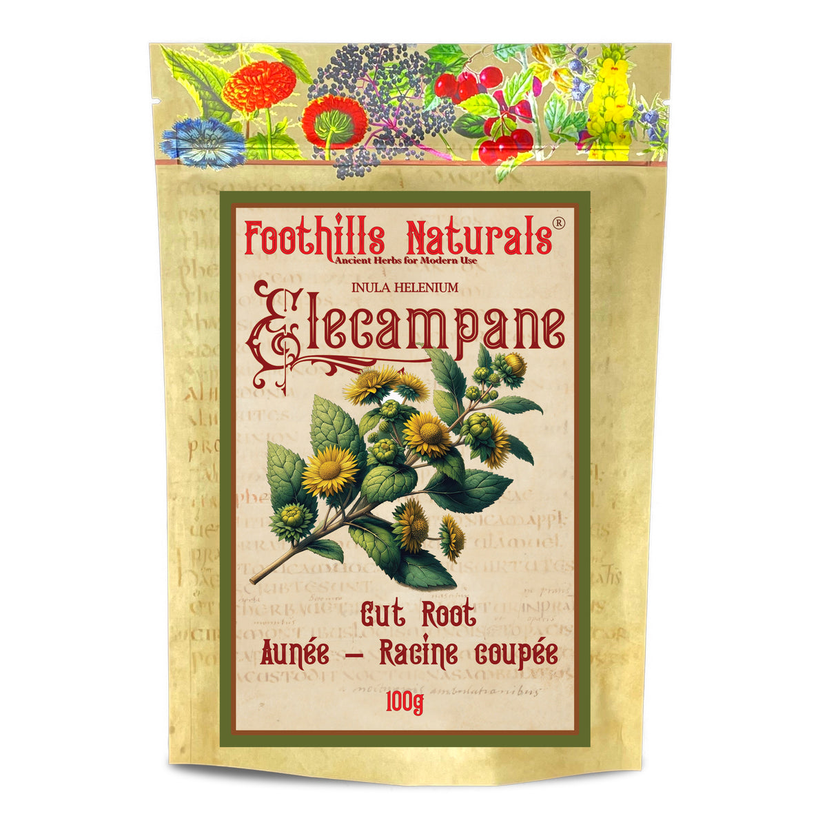 Elecampane Root Tea Elecampane Root Cut (Inula helenium) – Dried Root for Tea & Decoction ...