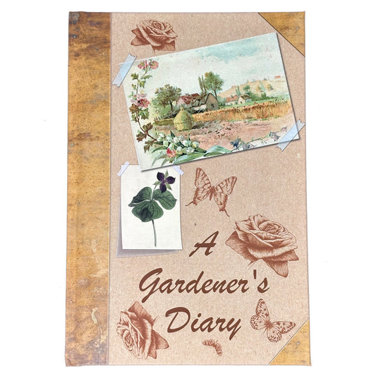 Luxury Gardener’s Journal – Antique Botanical Garden Record Book with 100+ Vintage Flower Illustrations – Hardcover Keepsake