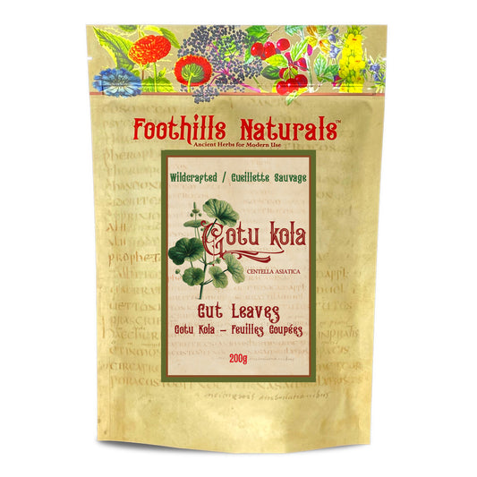Gotu Kola Cut Herb (Centella asiatica) – Wildcrafted - Dried Herb for Tea & Infusions