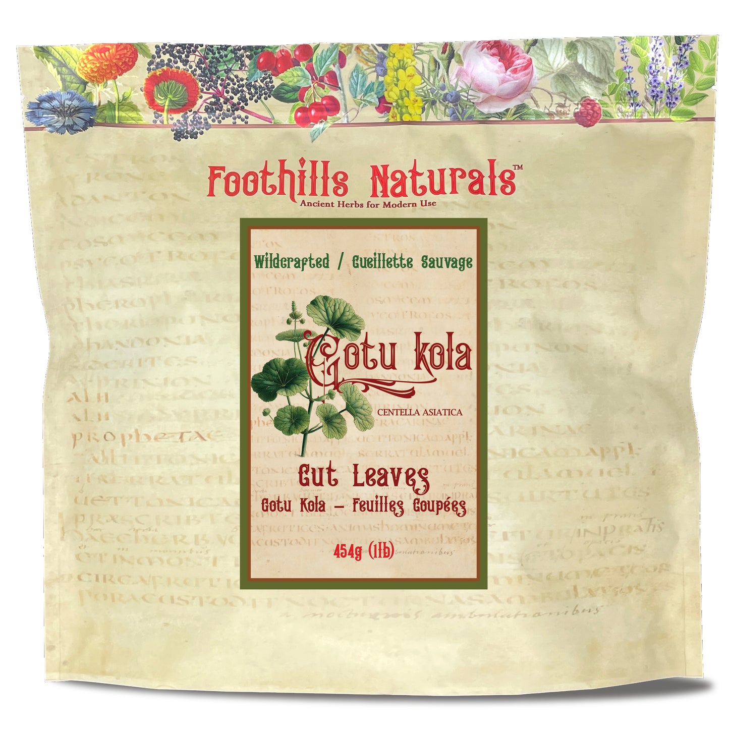 Gotu Kola Cut Herb (Centella asiatica) – Wildcrafted - Dried Herb for Tea & Infusions