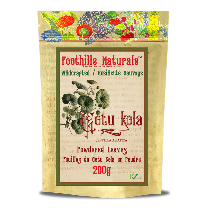 Gotu Kola Powder Leaves, Wildcrafted- Also Referred as Brahmi