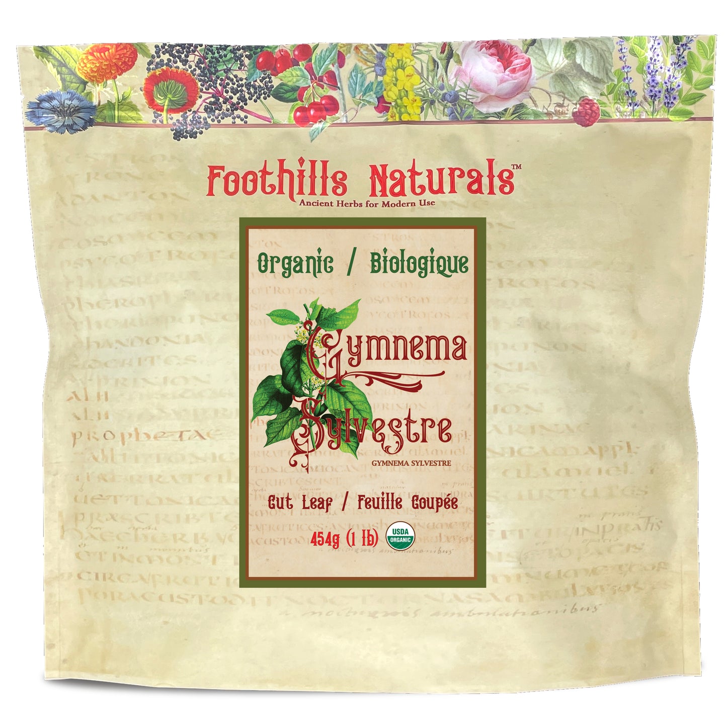 Organic Gymnema Sylvestre Cut Leaf (Gymnema sylvestre) – Dried Herb for Tea & Infusions