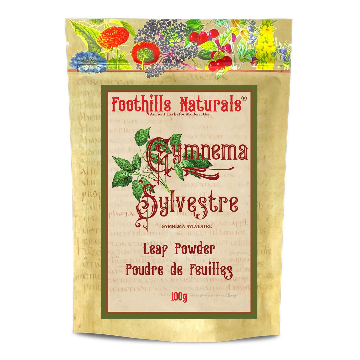 Gymnema Sylvestre Leaf Powder (Gymnema sylvestre) – Finely Ground Herbal Powder for Tea & Blends