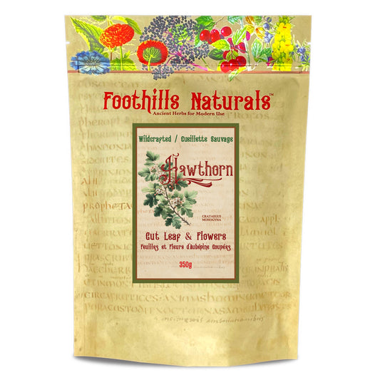 Hawthorn Leaf & Flower (Crataegus monogyna) – Wildcrafted – Dried Herb for Tea & Infusions