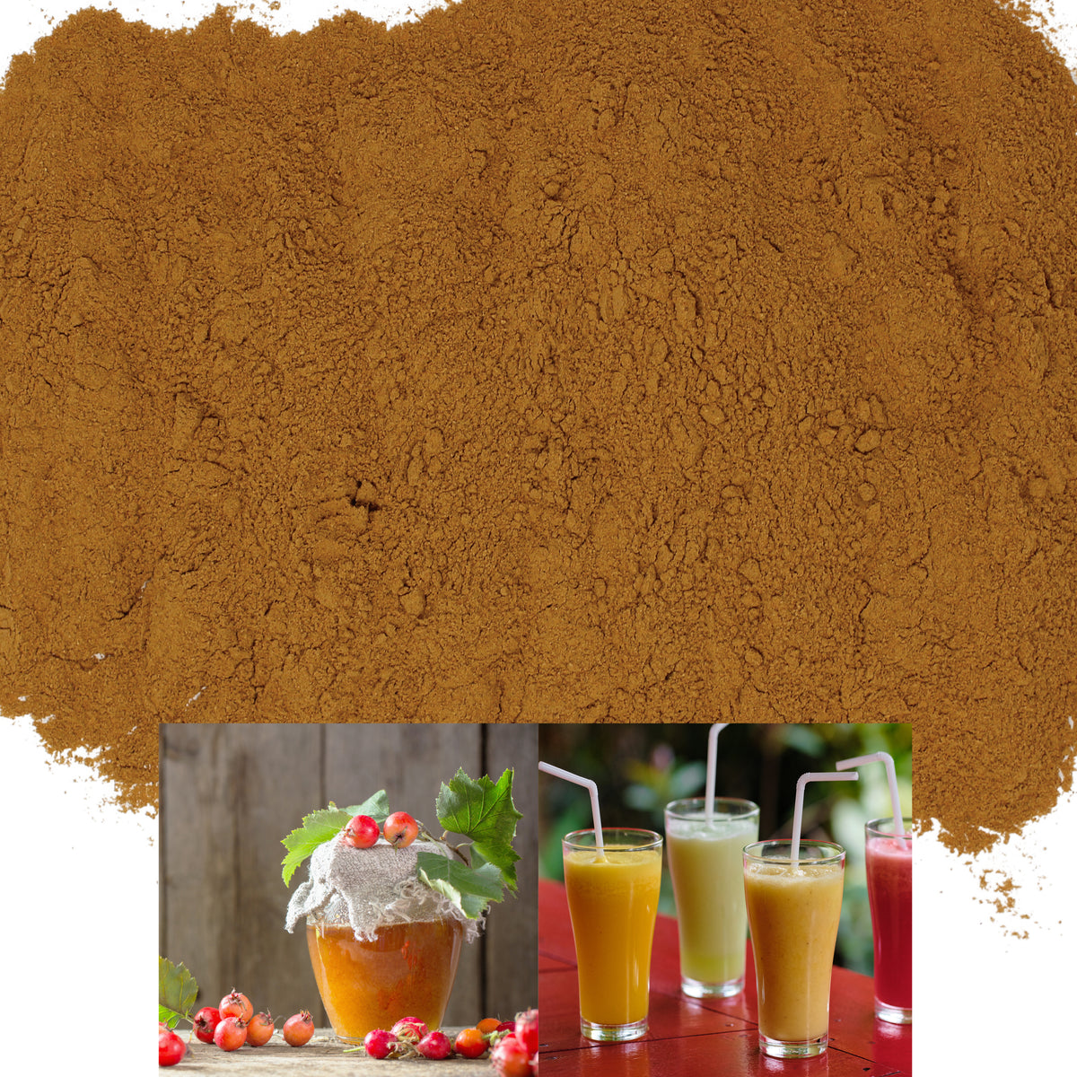 Organic Hawthorn Berry Powder (Crataegus spp.) – Finely Ground Fruit P ...