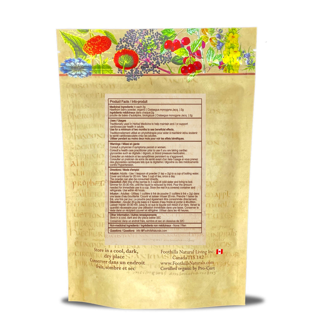 Hawthorn Berries Powder Organic