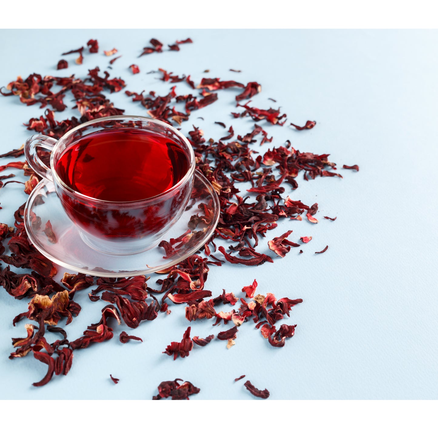 Organic Hibiscus Flowers – Cut (Hibiscus sabdariffa)