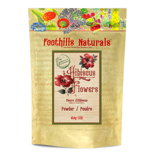 Hibiscus Powder (Hibiscus sabdariffa) – Finely Ground Flower Powder for Beverages, Smoothies & Recipes