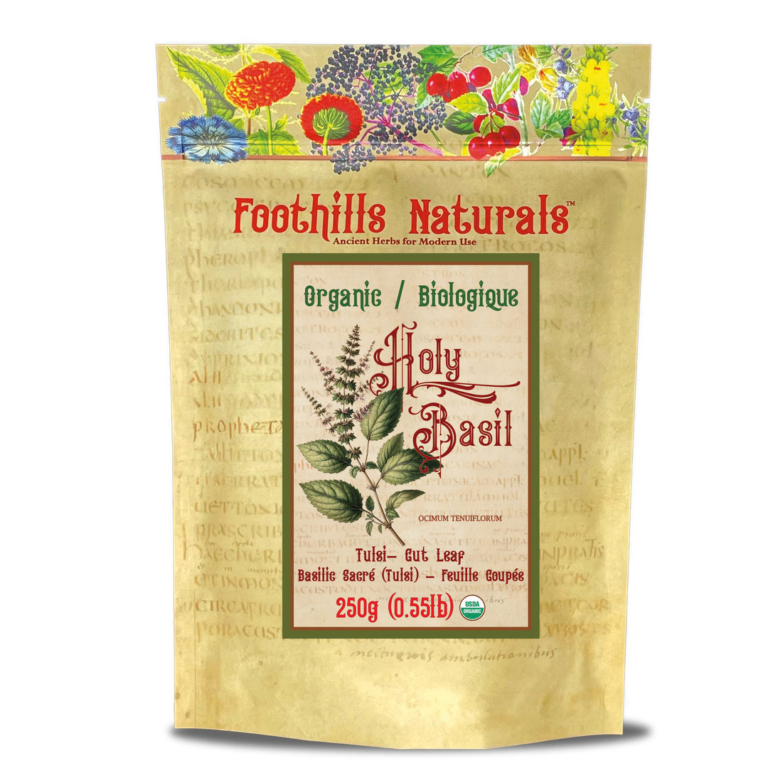 Holy Basil (Tulsi) Cut Leaf, Organic