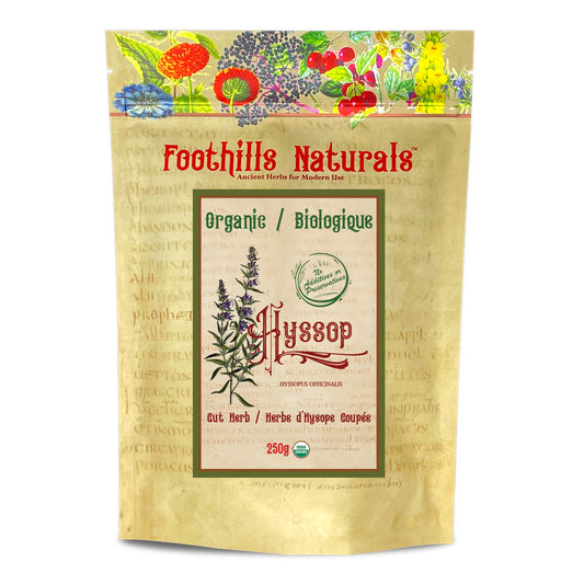 Organic Hyssop Herb (Hyssopus officinalis) – Dried Herb for Tea & Infusions