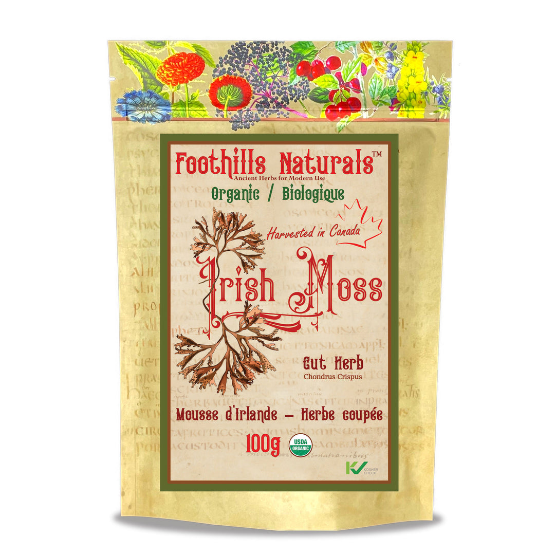 Irish Moss (Sea Moss) Organic Canadian - Powder and Cut
