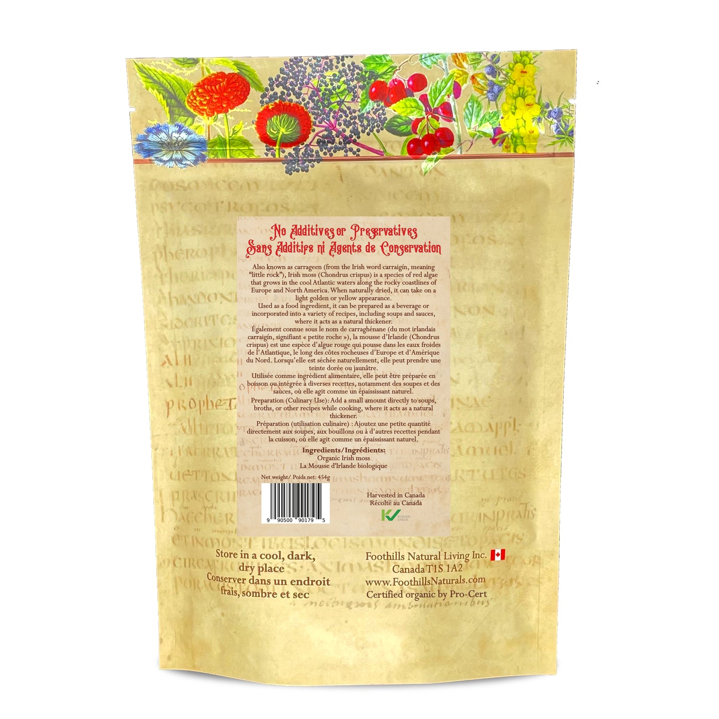 Organic Irish Moss (Chondrus crispus) – Cut & Powder – Canadian Harvested Sea Moss